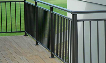 alüminyum korkuluk, merdiven kenarı, alüminyum koruma, paslanmaz korkuluk